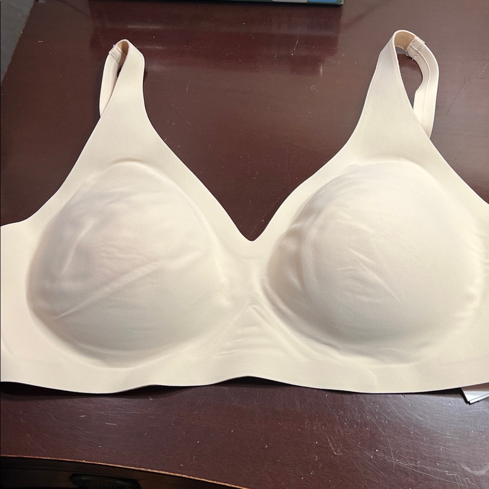 NWT Knix Revolution v-neck bra size L+/G+ in Dune